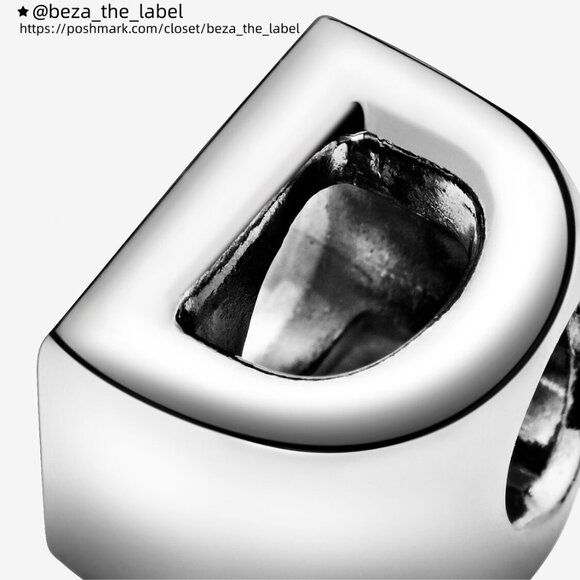 Pandora Letter D Alphabet Charm - Picture 5 of 6